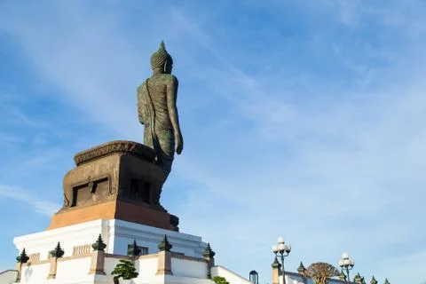 Big buddha in the park. Stock Photos
