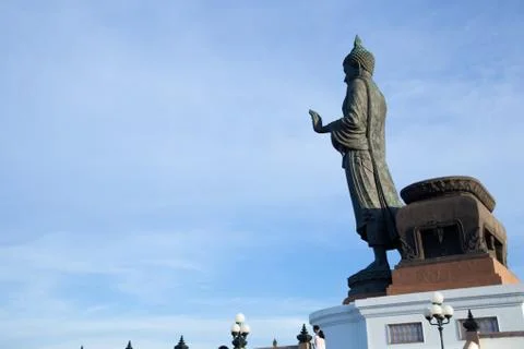 Big buddha in the park. Stock Photos