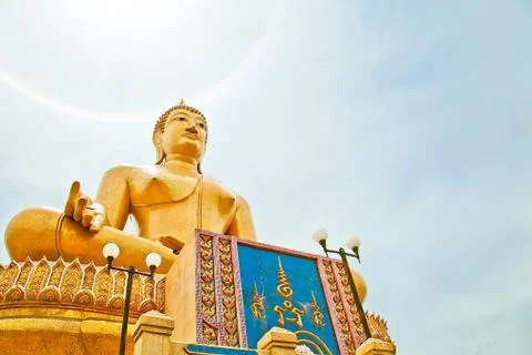 Big buddha Fotos Stock