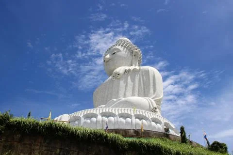 Big buddha of phuket Stock Photos