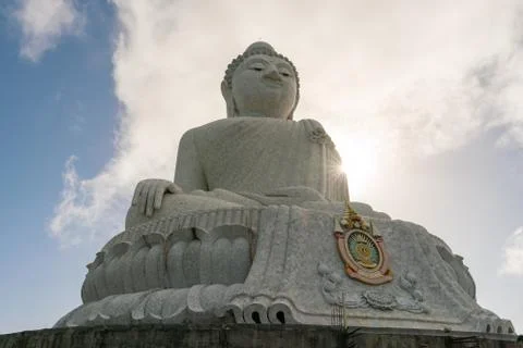 Big buddha Phuket Thailand Stock Photos