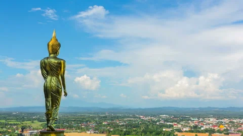Big buddha statue Stock Footage 46799598
