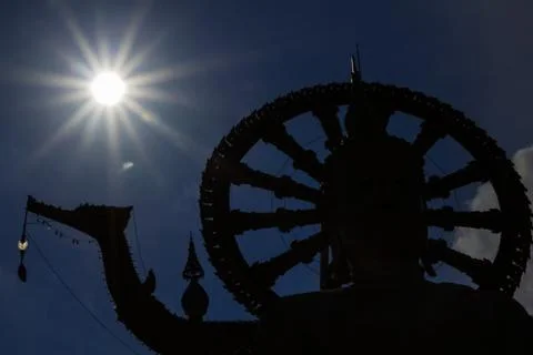 Big buddha statue Stock Photos