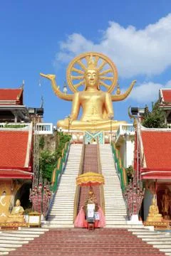 Big buddha statue Stock Photos