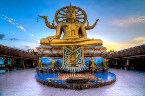 Big buddha statue Stock Photos