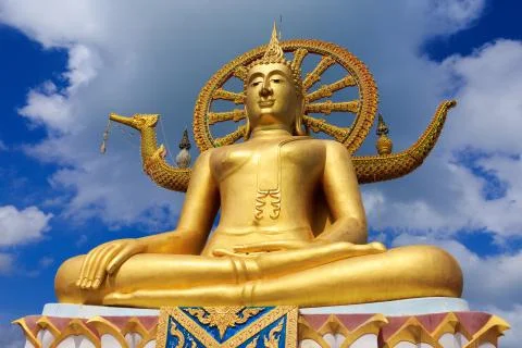 Big buddha statue Stock Photos