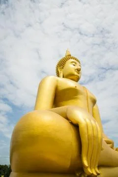 A big Buddha statue Stock Photos