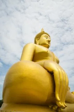 A big Buddha statue Stock Photos