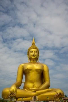 A big Buddha statue Stock Photos