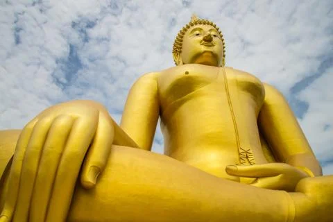 A big Buddha statue Stock Photos