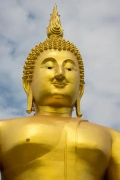 A big Buddha statue Stock Photos