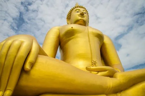 A big Buddha statue Stock Photos