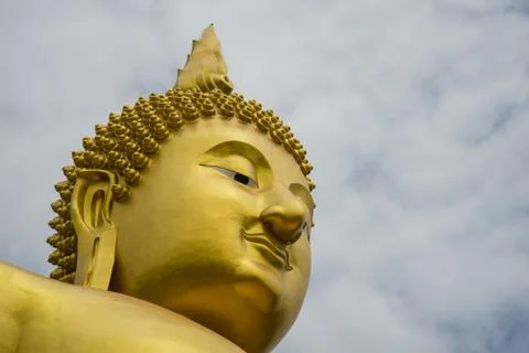 A big Buddha statue Stock Photos
