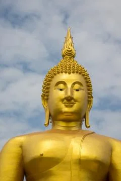 A big Buddha statue Stock Photos