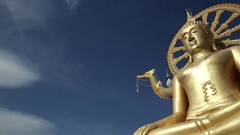 Big Buddha Temple Samui Stock Footage 83801197