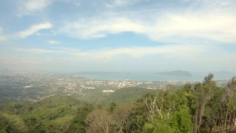 Big Buddha View Point, Phuket, Thailand Stock Footage 106716141