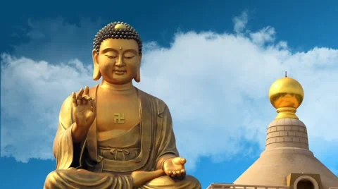 Big Budha Timelapse Stock Footage 52259222