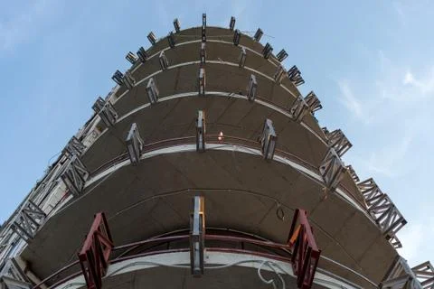 Big building construction. Stock Photos