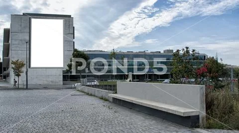 Big Building Mockup Plantilla PSD