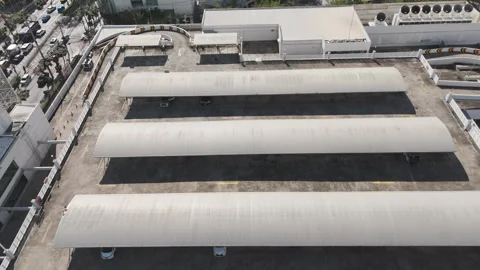 Big C Extra Rama 4 Hypermarket With Rooftop Parking Lot In Rama IV Road Stock Footage 312985241