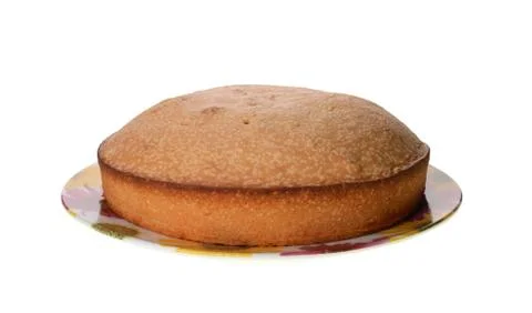Big cake isolated on a white background Stock Photos