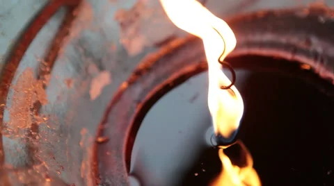 Big candle light Stock Footage 55047221