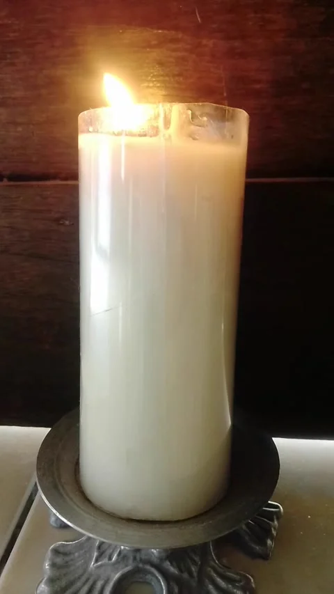 Big Candle in the Wind Stock Footage 213179302