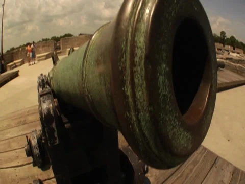 Big Canon 2 Stock Footage 8693476