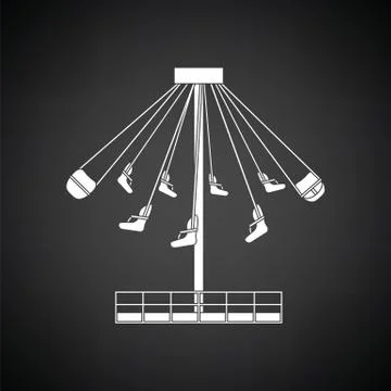 Big carousel icon Stock Illustration