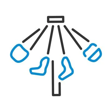 Big Carousel Icon Stock Illustration