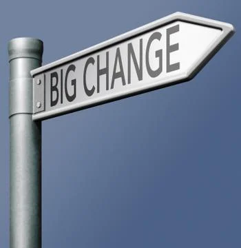 Big change Stock Illustration