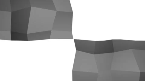 Big checkered background in abstract dynamic motion - seamless loop (FULL HD) Video stock 37247463