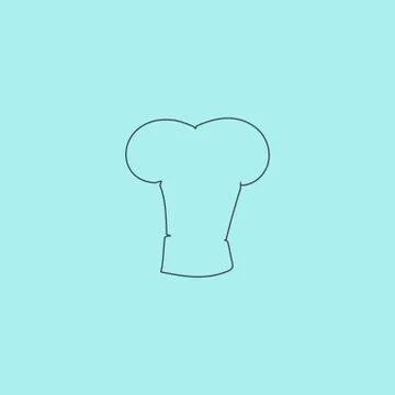Big chef hat Stock Illustration