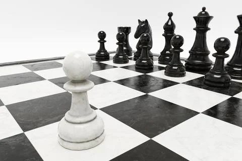 Big chess battles Stock-Illustration