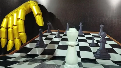 The big chess Stock Footage 226957682