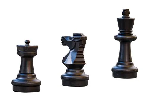 Big chess isolated Foto stock
