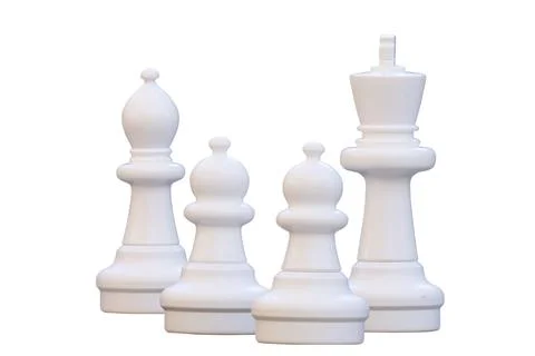 Big chess isolated Foto stock