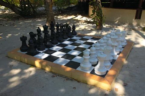 Big Chess 스톡 사진