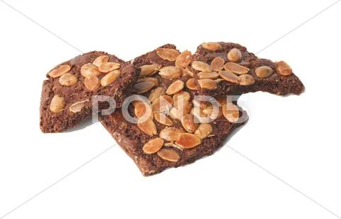 Big chunks of speculaas Stock Photos