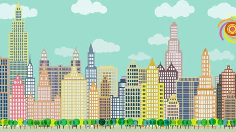 Big City Stock Footage 24508152