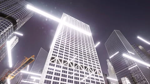 Big City Stock Footage 259851595