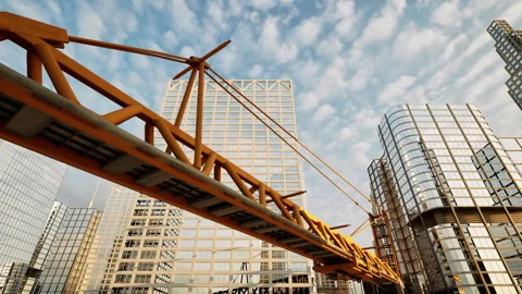 Big City Stock Footage 259853026