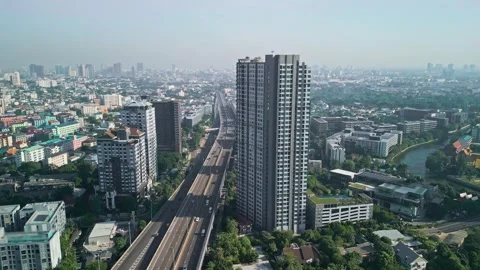 Big city highway Stock Footage 264918340
