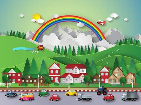 Big City life. Stock Illustration