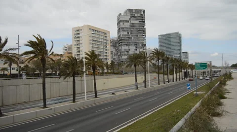 Big City Motorway Stock Footage 48928811