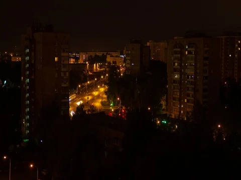 Big city, time lapse Stock Footage 77178777