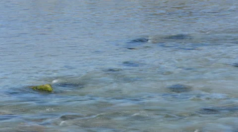 Big Clean Water Flow Stock Footage 52090316