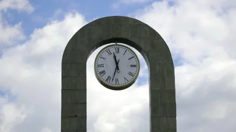 Big clock Stock Footage 49734548