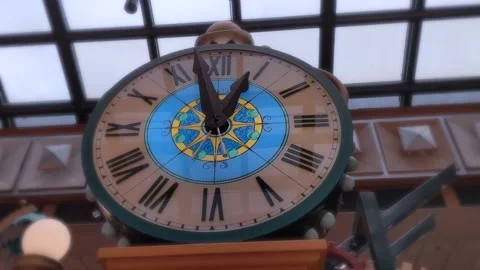 A big clock Stock Footage 144808797