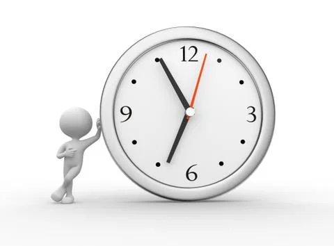 Big clock Illustrazione stock